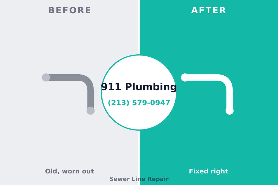 Before and after: plumbing company Questa, NM